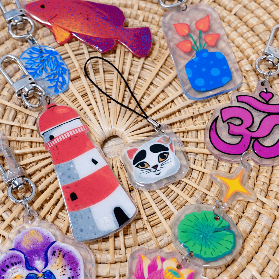 Shrink Plastic Keyring Workshop in Chiang Mai 1