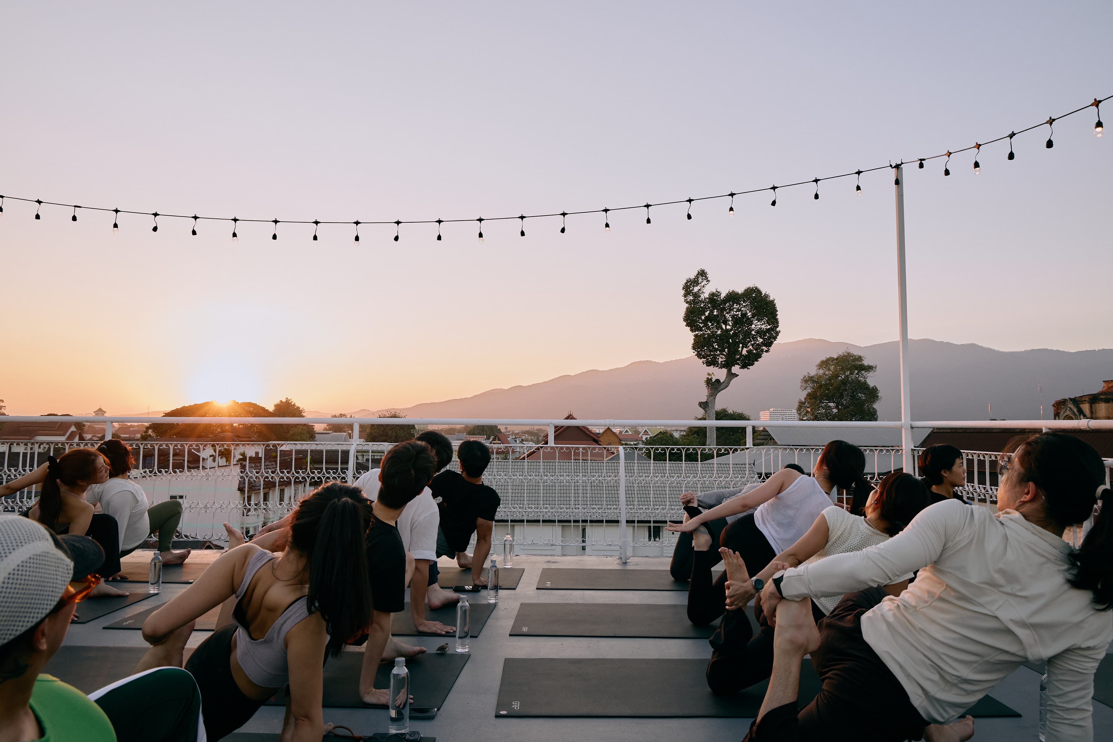 Rooftop Sunset Yoga with 360° views of Chiang Mai 1
