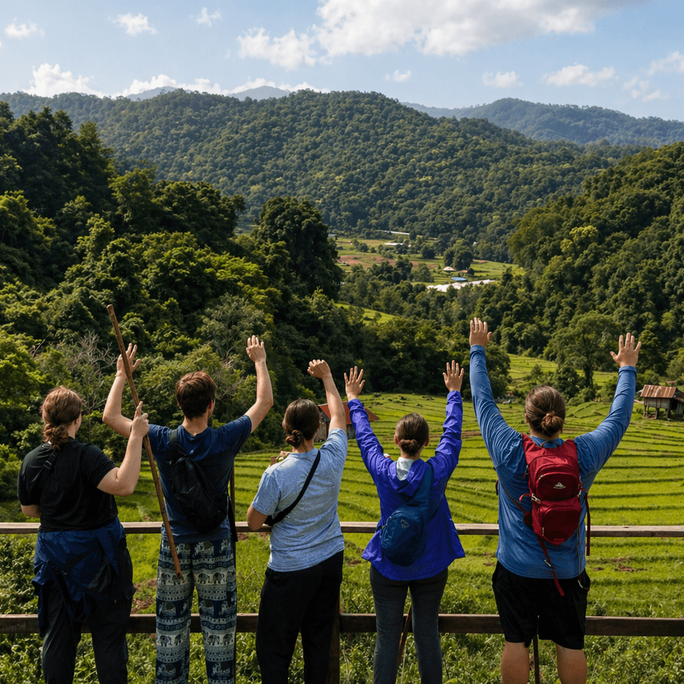 Doi Inthanon, Ethical Elephant Sanctuary & Waterfall : Chiang Mai 1