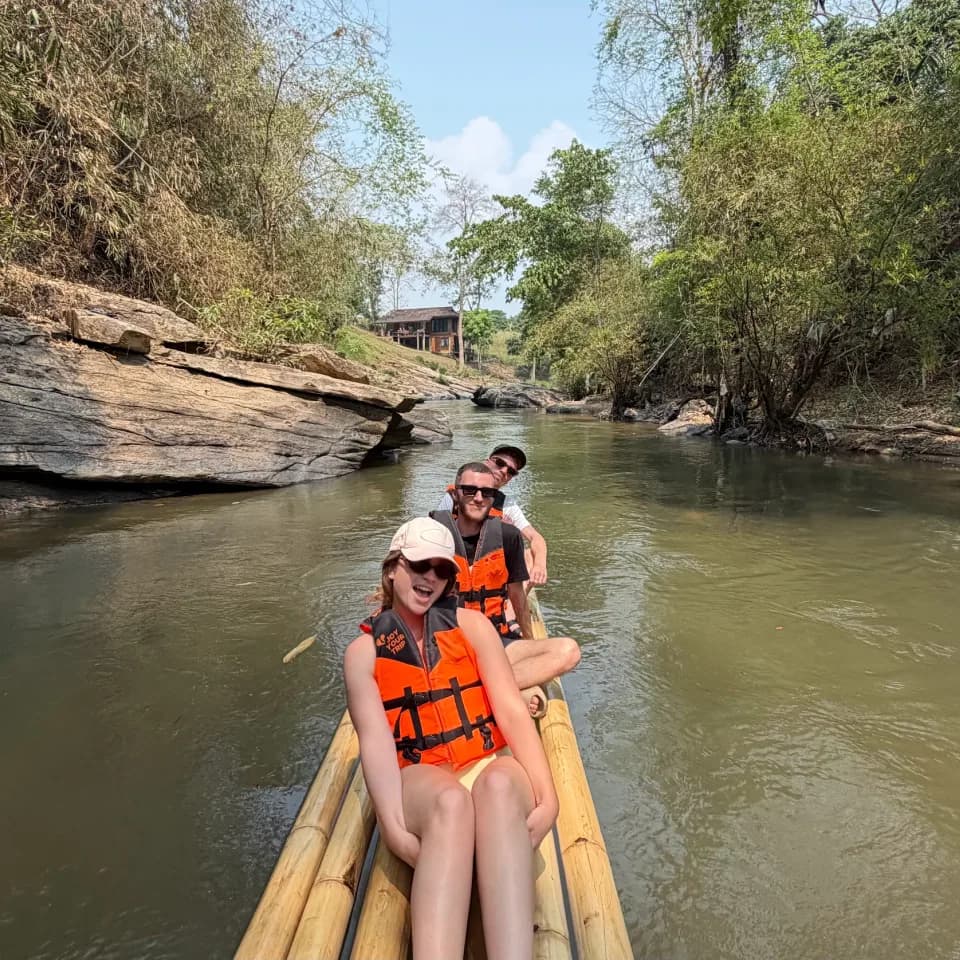 Elephant Observation & Wang River Bamboo Rafting : Chiang Mai 1