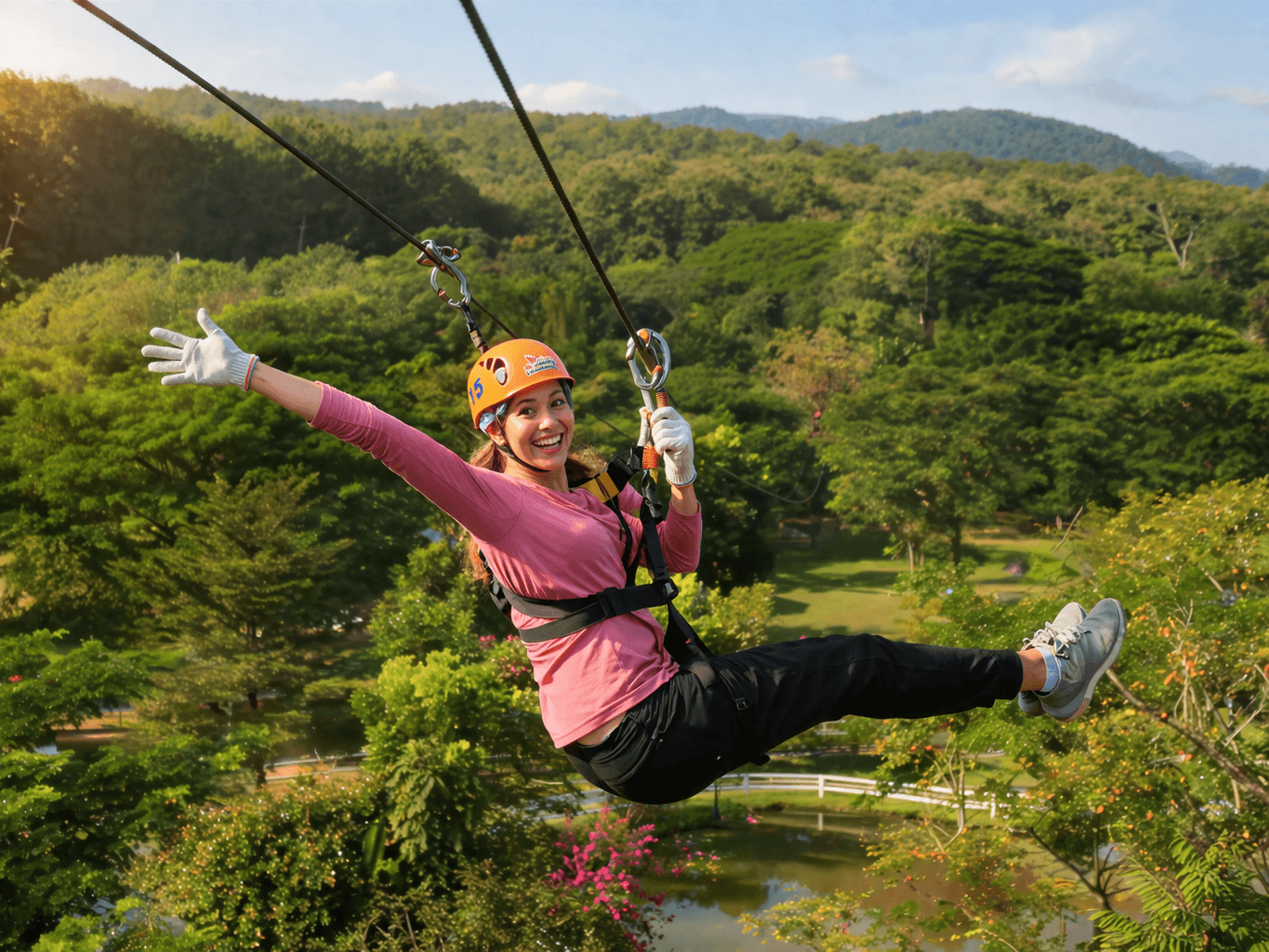 Rainforest Zipline Adventure (Program B)