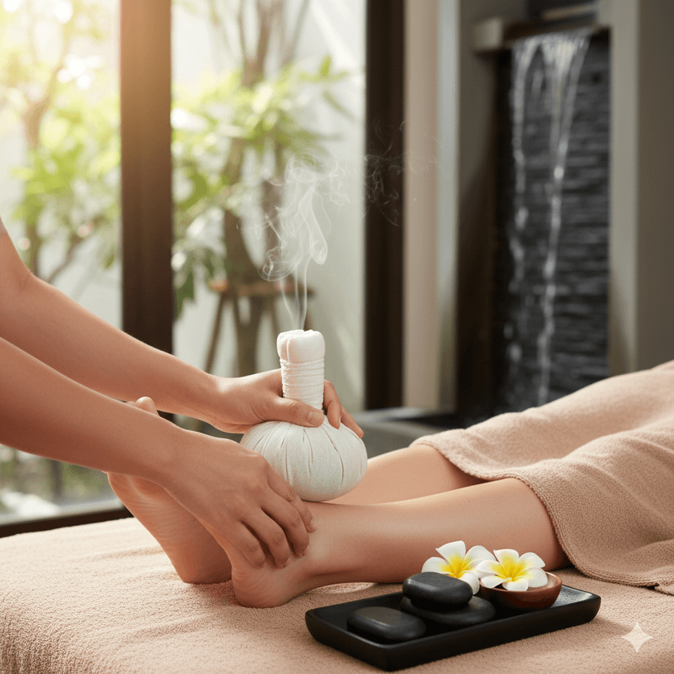 Foot Massage with Hot Compress 1