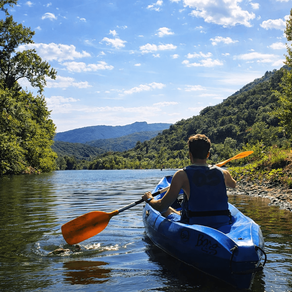 Canoeing/kayaking down the Hérault Gorges 1
