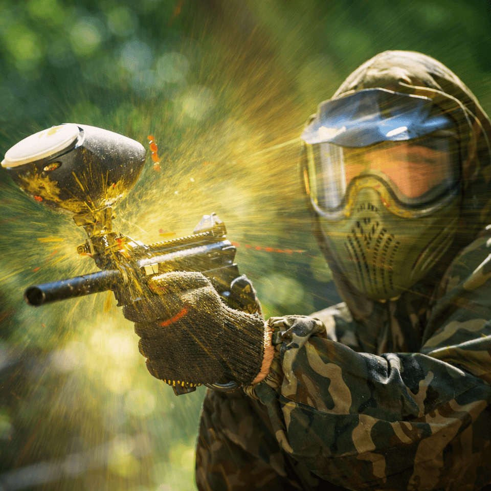 Strategic combat in the great outdoors - Paintball / Gelly Ball / Archery Tag 1