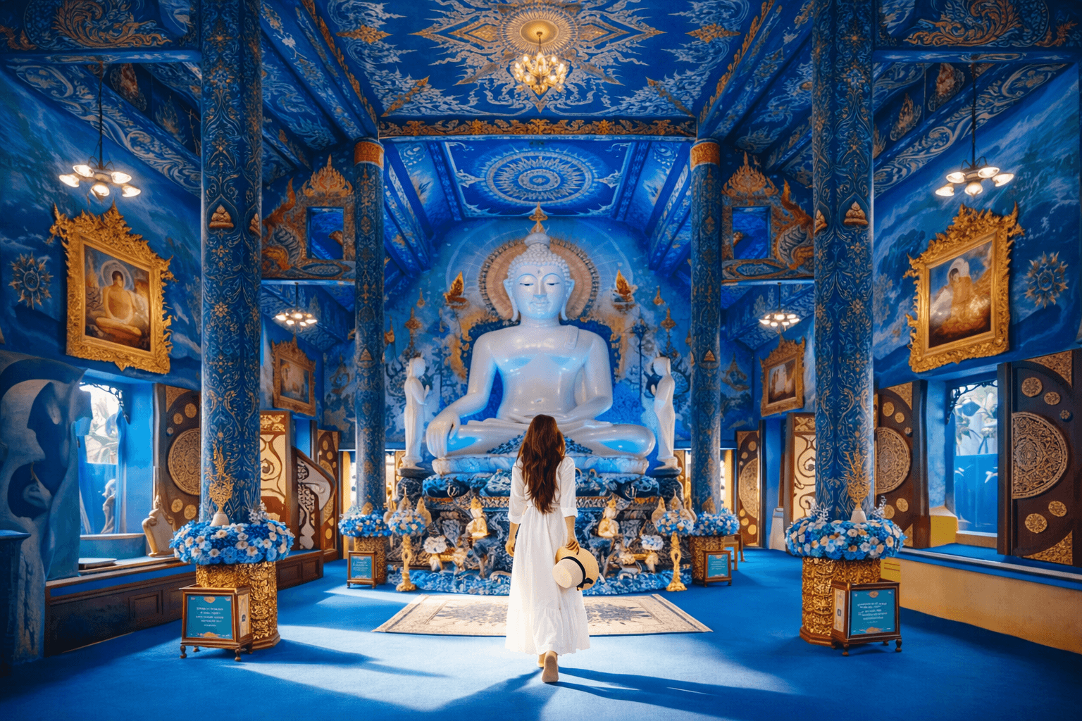 Chiang Mai to Chiang Rai: Iconic Temples Adventure + Hot Springs Stop