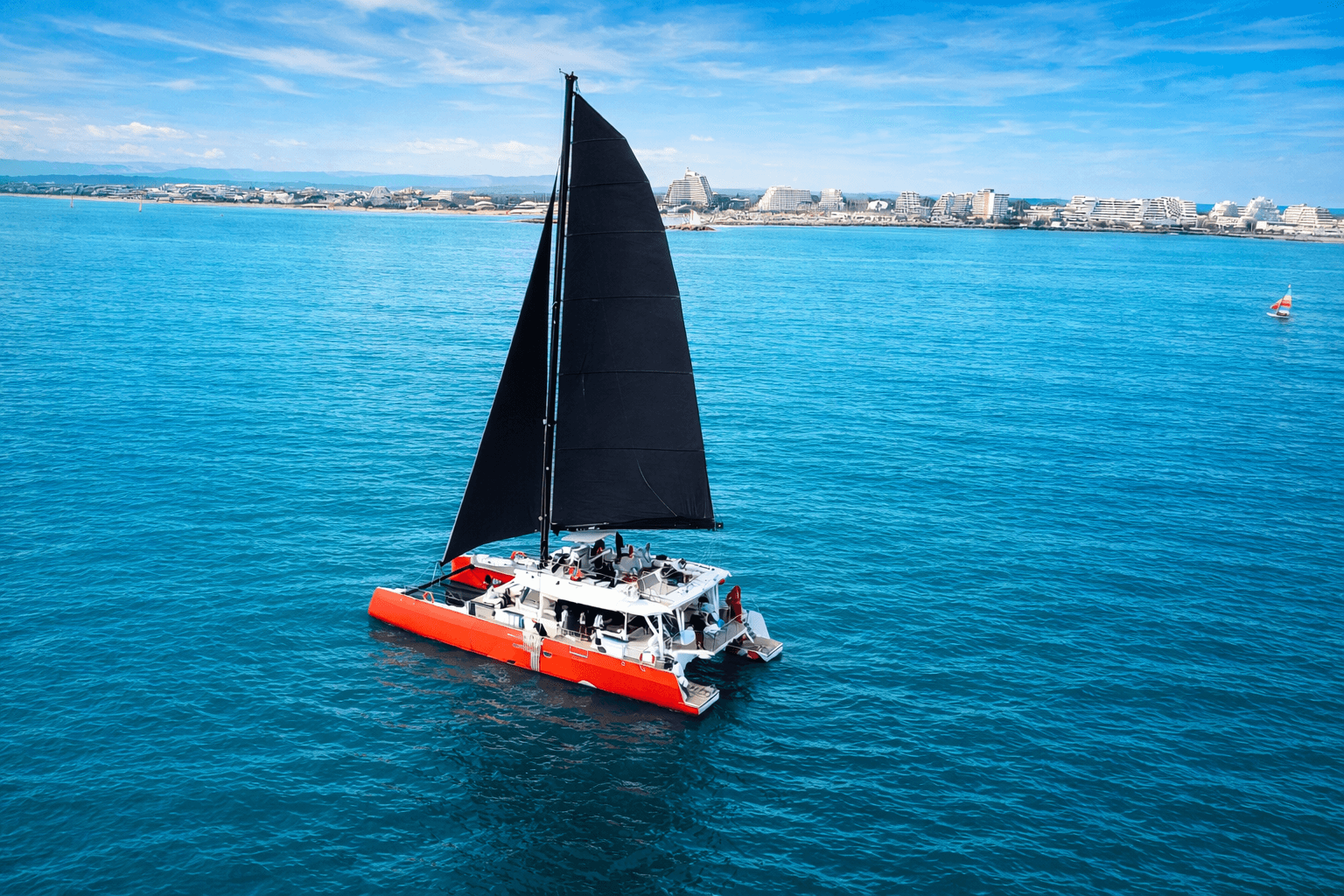 Catamaran sailing trip on the Mediterranean
