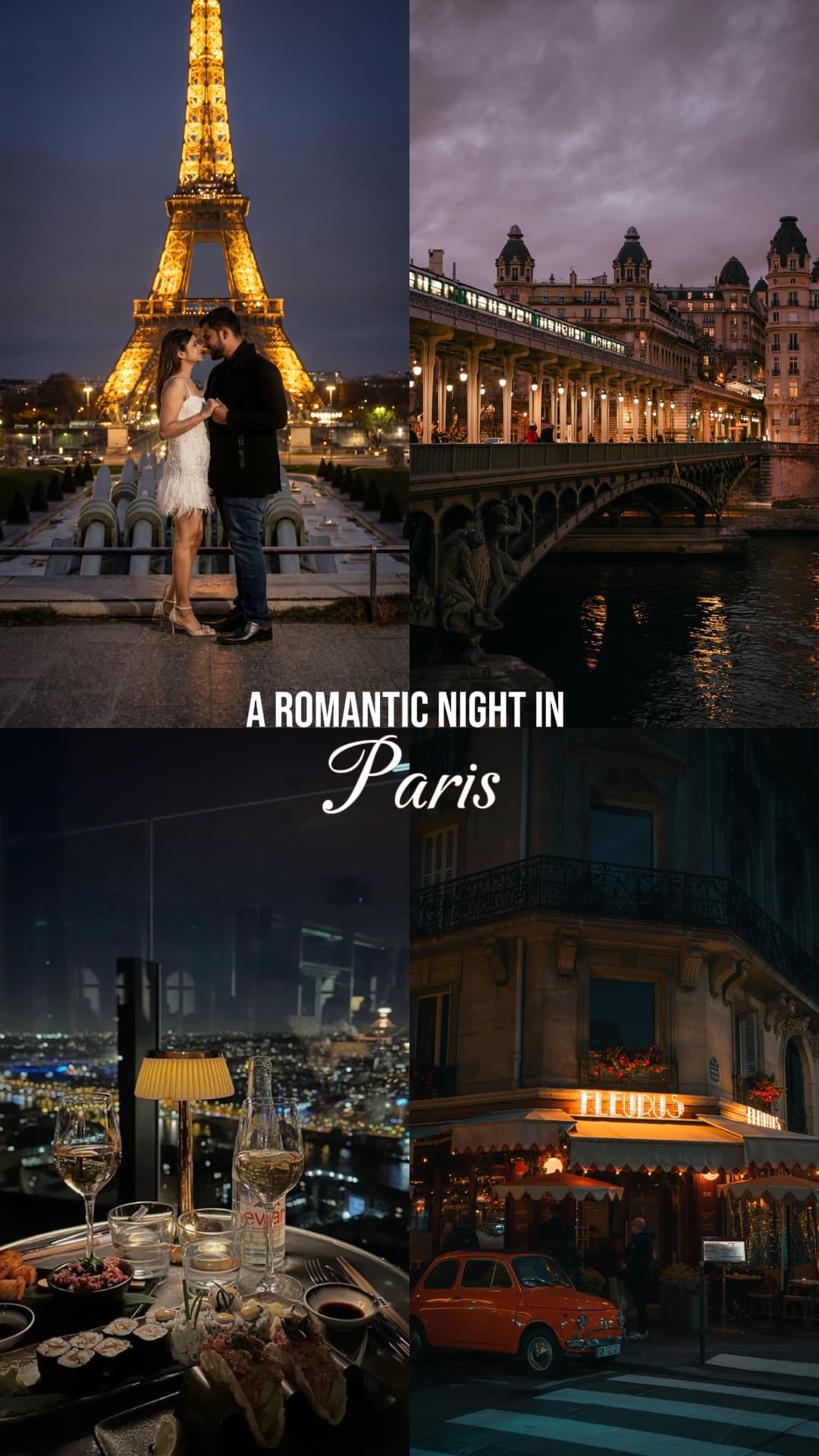 A romantic night in Paris