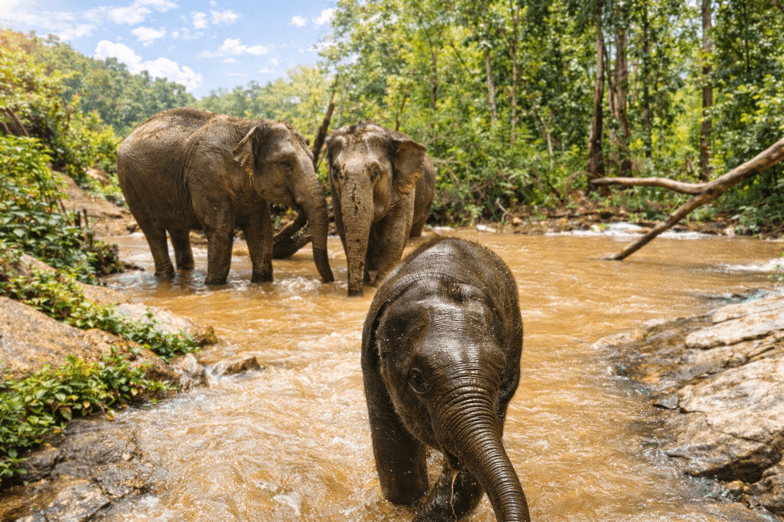Ethical Elephant Observation Half-Day (Group Tour) - Lunch Included