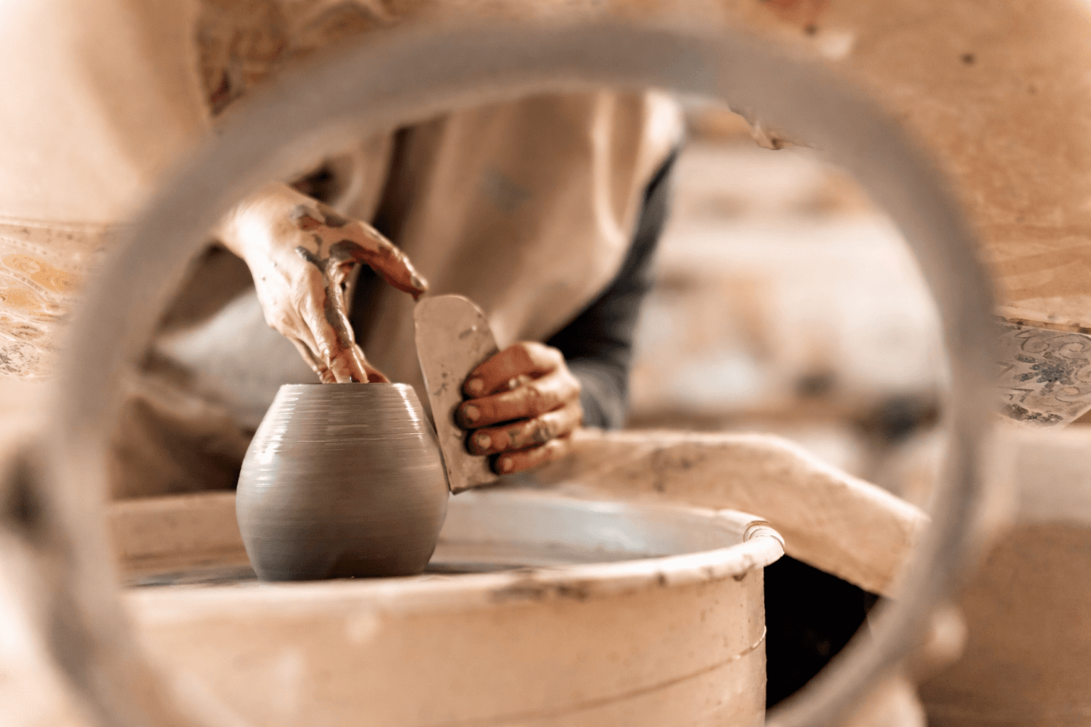 Hands in the clay: a creative ceramics workshop