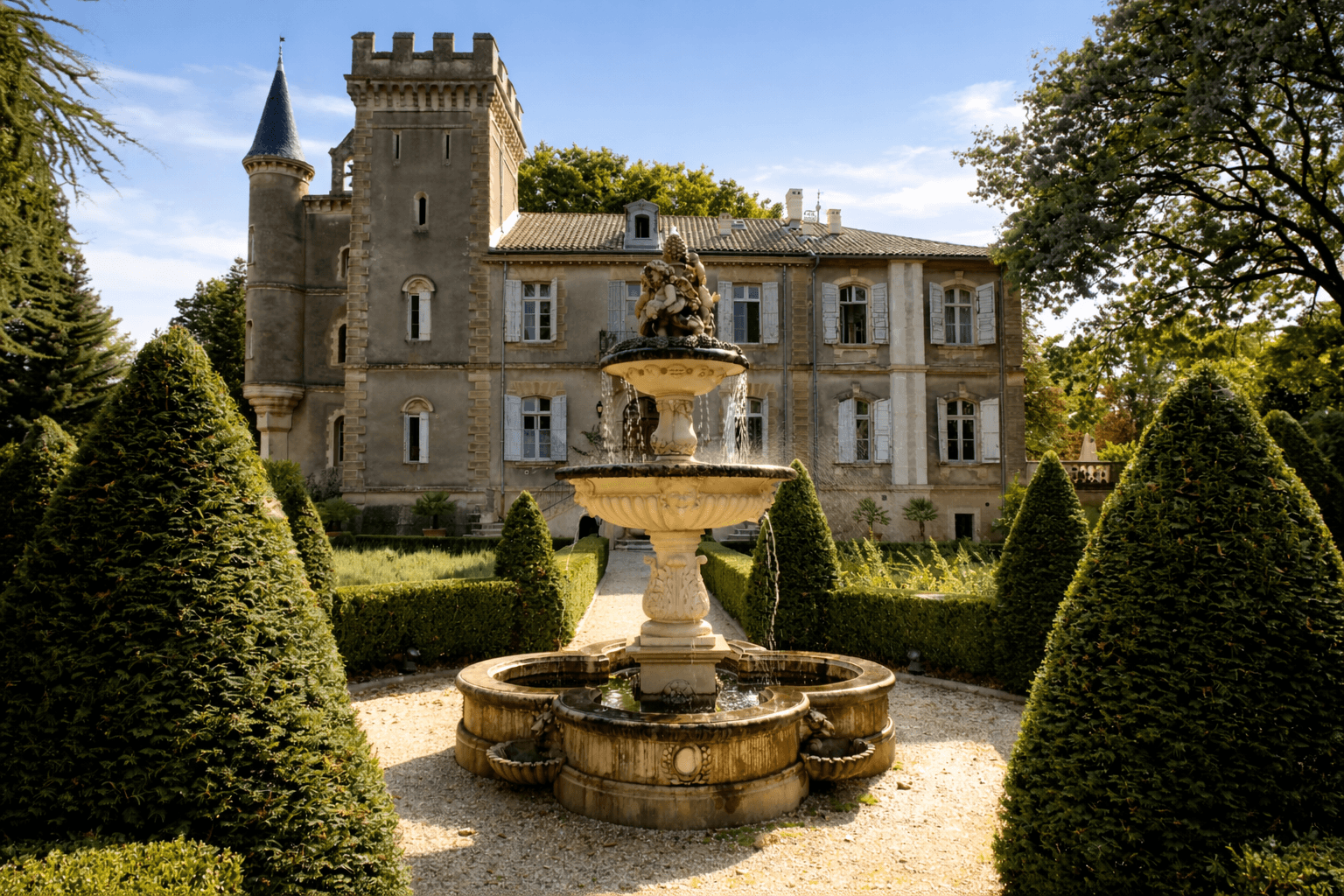 The authentic gardens of Château Capion - Visit & Tasting