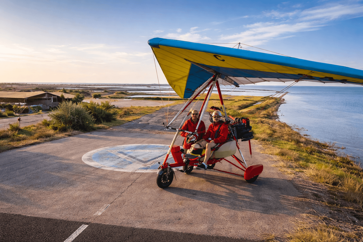 Baptême en ULM à Sète : vol panoramique Méditerranée & Étang de Thau